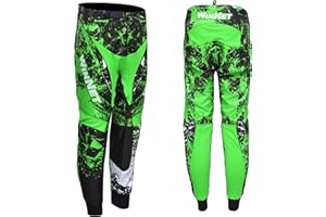 WinNet Pantaloni Bimbo Bambino Moto Cross Fuori Strada Enduro 4 6 8 10 12 Anni Mini Quad Motocross Calzoni Fuoristrada MX