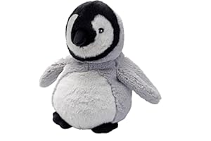 Warmies Plush Baby Penguin Microwavable Wheat Bag, French Lavender Scented and Weighted, Hot or Cold Soft Teddy for Relaxation and Warm Relief, Suitable for All Ages