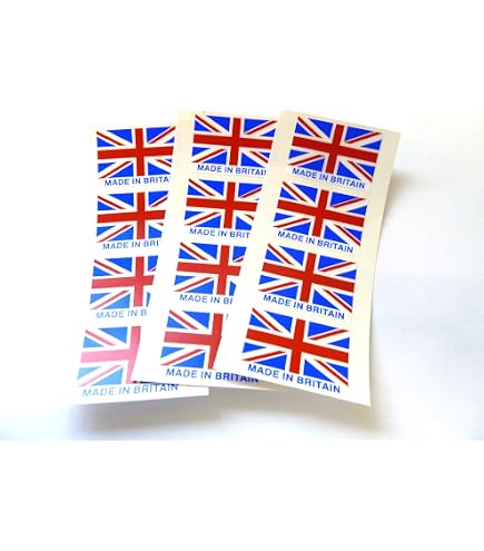 Mini Union Jack Aufkleber Set – 12 Stück, 33x20 Mm, Selbstklebend | Perfekt Für Dekoration, Post & Geschenke