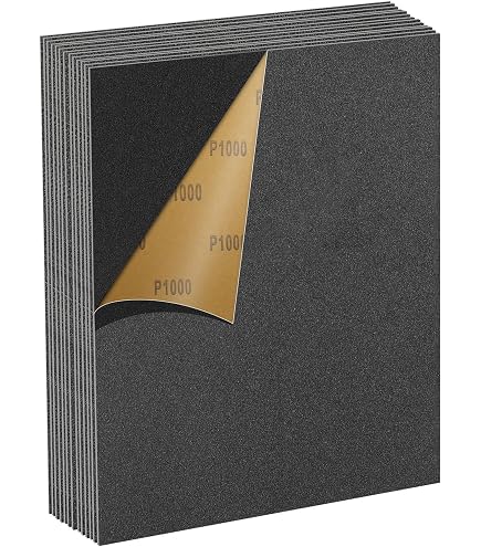 5er Set Schleifpapier K60 Wasserfest - 230x280 Mm, Grob Bis Fein Für Holz, Metall & Renovierung