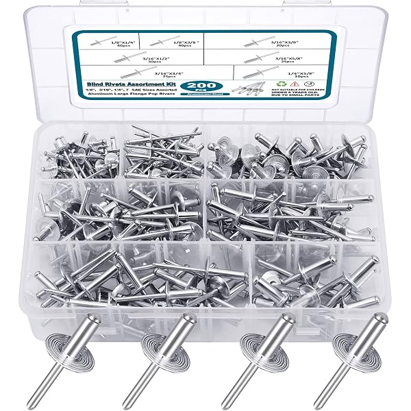Aluminium Pop Rivet Assortment - Leyton Fasteners