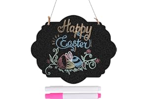 ORENGE Mini Lavagnette Piccole Segno di Lavagna in Legno Lavagnetta Gesso Piccole Cancellabile Lavagna Nera da Appendere con Gesso e Cordoncino per Bar Cucina Menu Ristorante Numeri Matrimonio Casa Feste