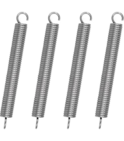 OURECO 20Pcs Zugfeder Miniatur-Edelstahl Kleine Feder 0.3X3.5Mm, Länge 15/20/25/30Mm Ersatzteile Mit Haken/0.3 * 3.5 * 30Mm