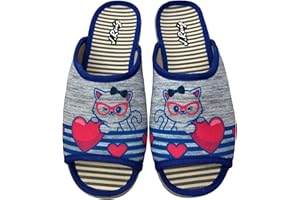 J. Ruiz calzados JR - Zapatillas de Casa Mujer Verano - Pantuflas de Mujer Verano - Zapatillas de Estar por Casa con Plantilla de Espuma - Fabricado en España.