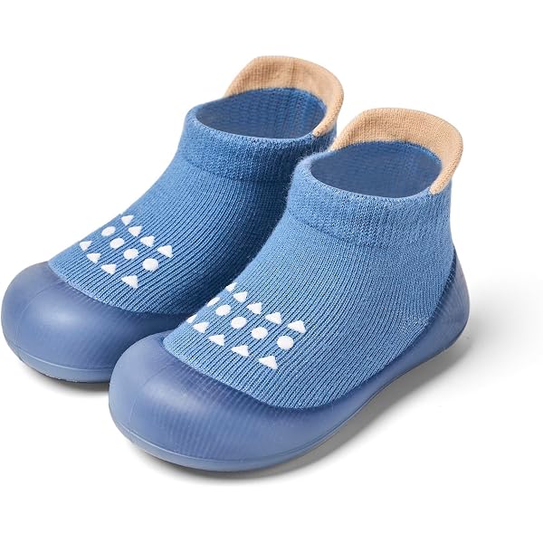 Charrost Toddler Summer Shoes – Extra Wide Slip-On Sneakers For Chubby Feet, Soft Soles, Size 8 (2-3 Years)