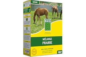 BHS GPR1 | 1kg | 100 m² | Gazon Melange Prairie | Destiné aux zones extensives qui ne nécessitent pas d’entretien | Pour le pâturage des animaux | Installation rapide