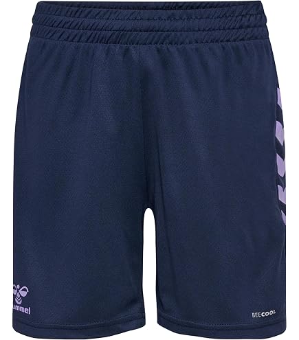 Short Sport Enfant Hummel Hmlstaltic Poly - Maille Jersey, Cordon Serrage - Uni Enfants