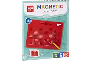 APLI Kids 18792 Educational Board Magnetic Pen and Example Cards, red, XL (315 x 18 x 257 mm)