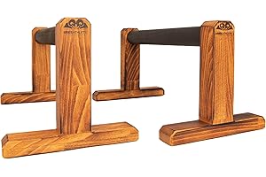 ‎ARIES ATHLETICS Aries Athletics Terraletts Handstand Griffe aus Holz für Planche, L-Sit, Handstand Bars 19,5 cm Griffhöhe - Produziert in Deutschland - Nachhaltige Handstandstütze für Calisthenics