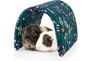 Hedgeink Meerschweinchen Tunnel Waschbares Kaninchen Zubehör und Versteck Kleintier Spielzeug Hamsterhaus für Chinchilla Frettchen Kaninchen Kleintiere