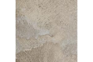 d-c-fix suelo vinilo autoadhesivo - Pizarra clara - 11 losetas - impermeable, decorativo vinilico - baldosas azulejos adhesivos PVC - para cocina, baño y salón - 30x30 cm