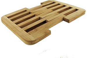 COOK CONCEPT TOTALLY ADDICT KA2137 Dessous de Plat Extensible Bambou Marron 30,50 x 21,50 x 1,30 cm