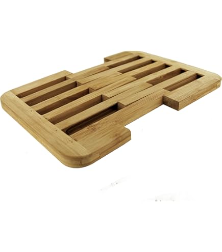 Zeller 25274 Küchenutensilienhalter, 7-teilig, Bamboo, 9 x H 33 cm