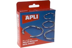 APLI UMEC 129432 Metallringe Kasten 20 Einheite