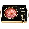 DIVYA DP-55 (Gold) Infrared Cooktop 2200 Watts - All Utensils Compatible (Full touch Panel, Auto shut off and Overheat Protection)