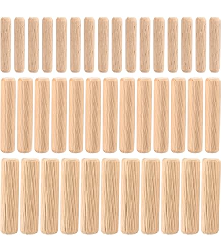 PATIKIL Houten deuvelspelden 5/16 x 4 (8 mm x 100 mm