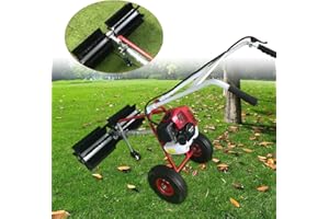 SHIYINGE 2-Takt 43Cc Handschubkehr Maschine Benzin Kehrmaschine Kehrbesen WildkrautbüRste Unkraut Entferner SchneefräSe Motor Besen Mit Benzinmotor Schneeschiebe Kunstrasen KehrbüRsten Rechen FüR Rasengras