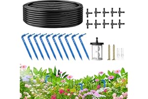 AnseTo Solar Irrigation System Accessories for Plant Watering Devices Accessories for Potted Plants,Irrigation System Kit Accessories DIY