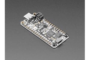 Adafruit Industries fjäder RP2040 – USB enkeldator med RP2040 32-bitars Cortex M0+ dubbelkärnig processor, 264 KB RAM, 8 MB S