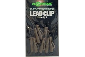 KORDA Hybrid Lead Clip Clay | Durable Lead Clip for Carp Fishing Rigs | Quick Release System for Safe Hook Holds