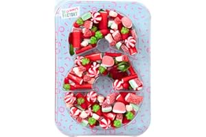 GOMMY´S FACTORY Gommy's Factory Party Numbers nº 8. Tarta de gominolas para cumpleaños con forma de números. 500g de chuches