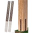 Post Buddy Pack of 4 Easy Wood Fence Post Repair (to Fix 2 Broken Posts)