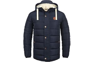 BLEND Frederic Chaquetón Chaqueta De Invierno con Forro De Peluche para Hombre con Cuello Alto