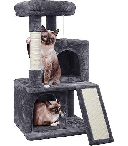 Feandrea Arbre à Chat, Tour De Jeux De 138 Cm, Niche, Meuble Pour Chat
