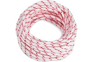 10 Meter 4.0mm Starterseil Rasenmäher, Seilzug Rasenmäher, Rasenmäher Seilzug, Hochwertige Seilzug Ersatzseil, Kompatibel mit Craftsman Husqvarna Stihl Kettensägen Trimmer