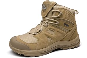 NORTIV 8 Męskie buty wojskowe Security Tactical Boots, buty bojowe, buty trekkingowe