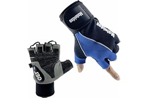 Mateidas gym gloves men cycling gloves for men weight lifting gloves women bike gloves leather with wrist strap breathable padded support with palm protection