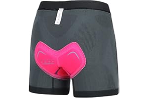 ZLRS Radunterhose Damen Fahrradhose Gepolstert 4D Atmungsaktiv Radlerhose Unterwäsche Fahrradunterhose Fahrradslip Fahrrad Unterhosen