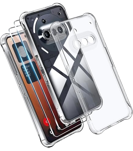 iVoler Cover Opaca per Nothing Phone 3a, [Protezione Della Fotocamera] [ Antiurto di Grado Militare] Custodia Traslucida Posteriore Ultra Sottile Anti-Impronte Protettiva Case, Nero
