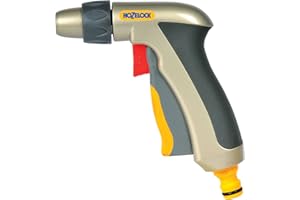 HOZELOCK - Jet Spray Gun Plus : Ergonomic, Extremely Compact Metal Cleaning Gun for Optimum Ease of Use, Lockable: 2 Spray Patterns [2690P6001]