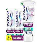 Sensodyne Clinical Repair Deep Cleaning, Toothpaste for Sensitive Teeth, Pack of 2 x 75 ml