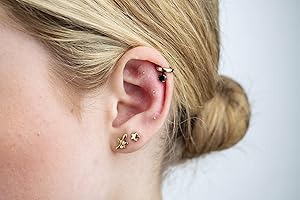 ACUPIPS Tiny Gold Ear Seed Kit for Weight Loss, Cravings, Self Care, Holistic, Natural, Acupressure, Acupuncture, Earseeds