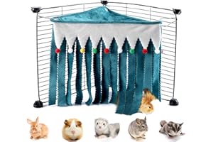 YUNXANIW 2PCS/PACK Guinea Pig Hammockst,Corner Fleece Forest Hideout for Guinea Pigs, Ferrets, Chinchillas, Dwarf Rabbits and Other Small Pets,Guinea Pig Accessories,Suitable for Midwest/C&C Or Other Cage