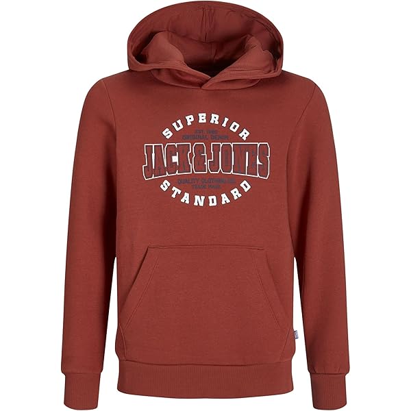 JACK&JONES JUNIOR JCOMOUNTAIN Logo Sweat Crew Neck SN MNI, Maglia di Tuta Bambino, Lapis Blue/Print:Black/Blue Frog/White