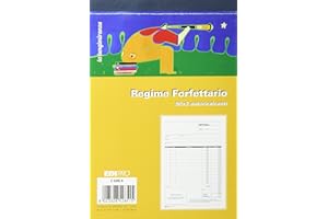 Edipro - E5285A - Blocco fattura regime di vantaggio(minimi) e forfettari 50x2 autoricalcante f.to 22x14,8