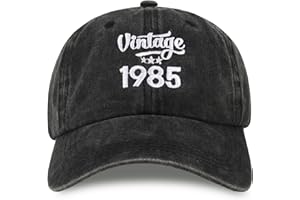 Merclix 30/40/50/60/70 Anni Compleanno Uomo Regalo Nonno/papà/Mamma e papà Cappello Baseball Uomo con Visiera Regalo Uomo 30/40/50/60/70 Anni