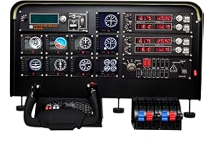 Meza Mount Flight Hero -Simulator Cockpit Panel Compatible with Logitech and Saitek(not Include Game-Device)