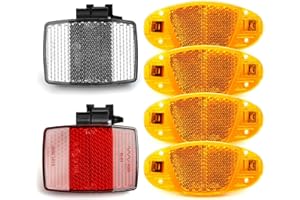 TAVALER Reflektory na szprychy roweru – zestaw 6 sztuk, dopuszczone do ruchu drogowego (obowiązują przepisy lokalne)