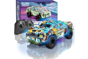 KINSAM Ferngesteuertes Auto,1/24 Mini ab 3-14 Jahre,2.4GHz RC Turck mit Akku,2 Geschwindigkeiten 10 und 15km/h,Auto Spielzeug Geschenk Junge Mädchen,Kinder Spielzeug