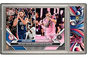 MINTKEEPER Football Cards with Protective Design Slab PSA (Curry/Messi)