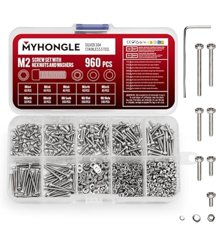 Set: Aluminium-Schrauben, Innensechskant In Rot Für Kupplungs- Und Lichtmaschinendeckel Motor M500 / M700