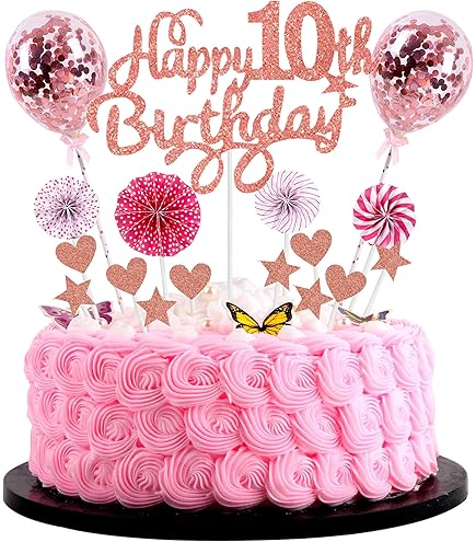 12. Geburtstag Deko-Set Lila - Komplettset Mit Ballons & Torten-Deko