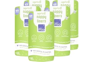 Bambino Mio, Supersoft Nappy Iners, biodegradowalne, 500 wkładek (5x100)