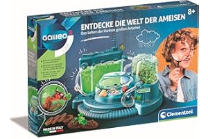 Galileo Lab Entdecke die Welt der Ameisen - Experimentierkasten zur Beobachtung von Ameisen, für Kinder ab 8 Jahren - 59362 von Clementoni
