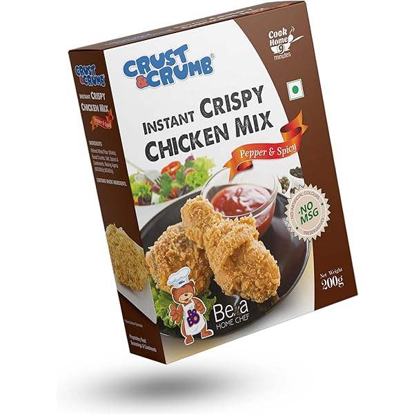 Crust N Crumb Instant Crispy Chicken Mix - Mexican | Cook in 9 
