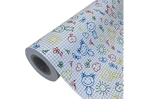 PATRONESMUJER Papel de regalo infantil en bobina. Rollo grande de 100M x 70CM. Ideal para: Comercios, envolver regalos, cumpleaños y Navidad. (Infantil, 70 cm)